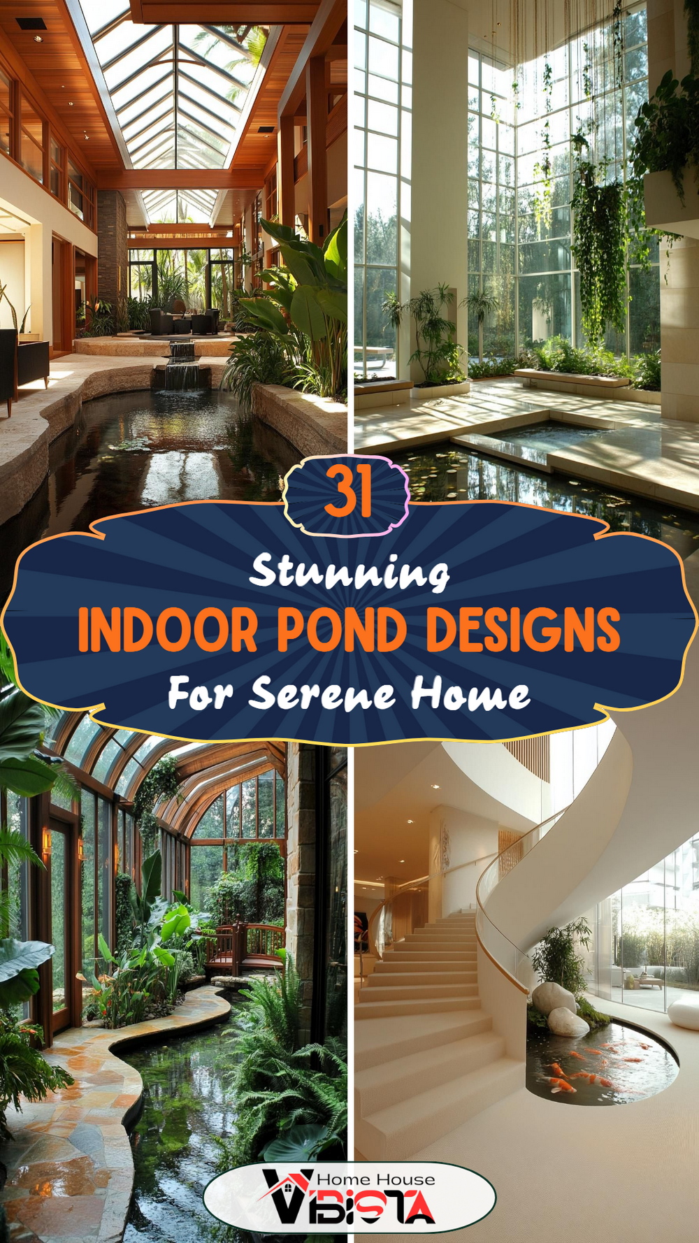 31 Stunning Indoor Pond Designs for a Serene Home