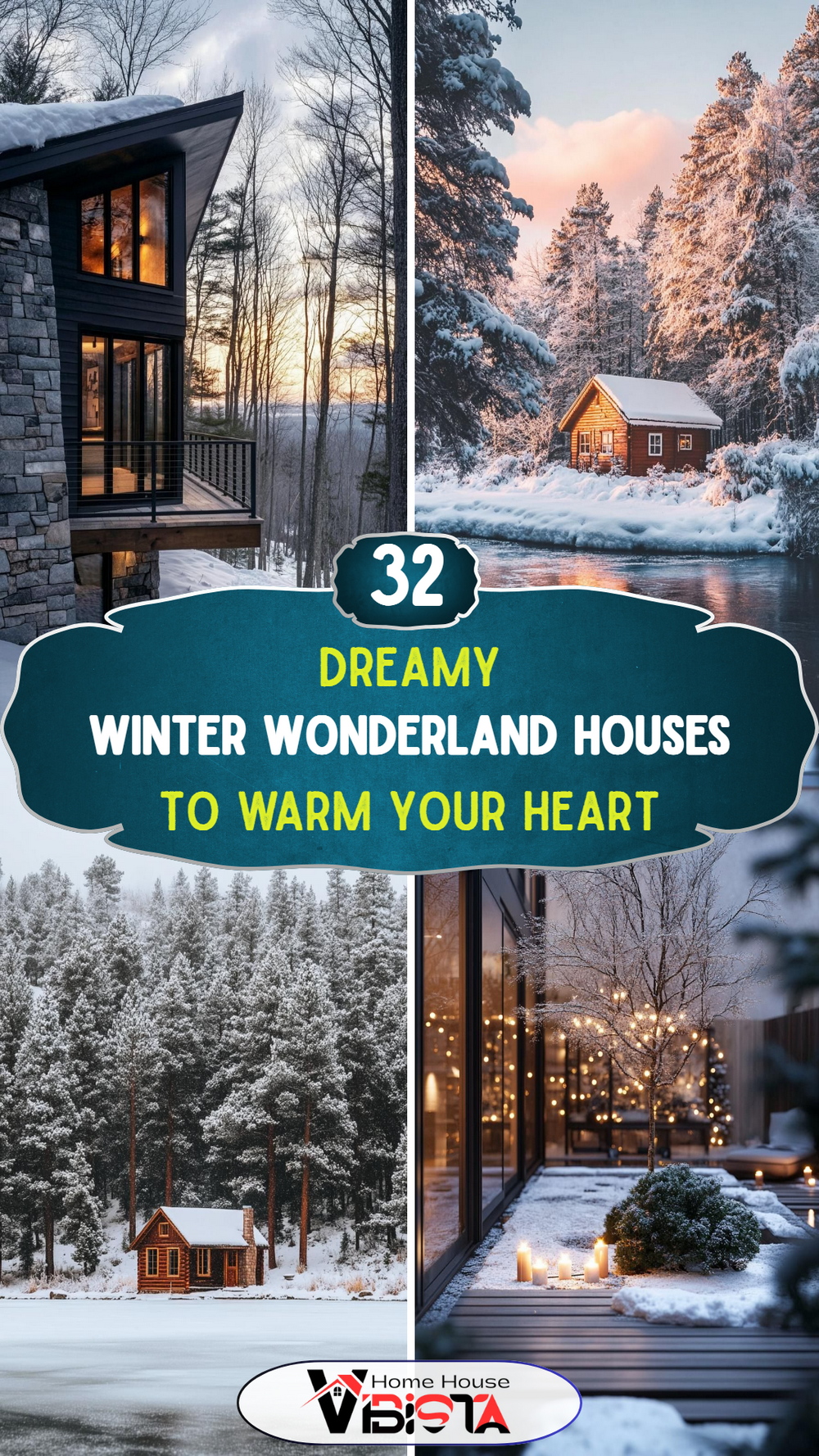 32 Dreamy Winter Wonderland Houses to Warm Your Heart