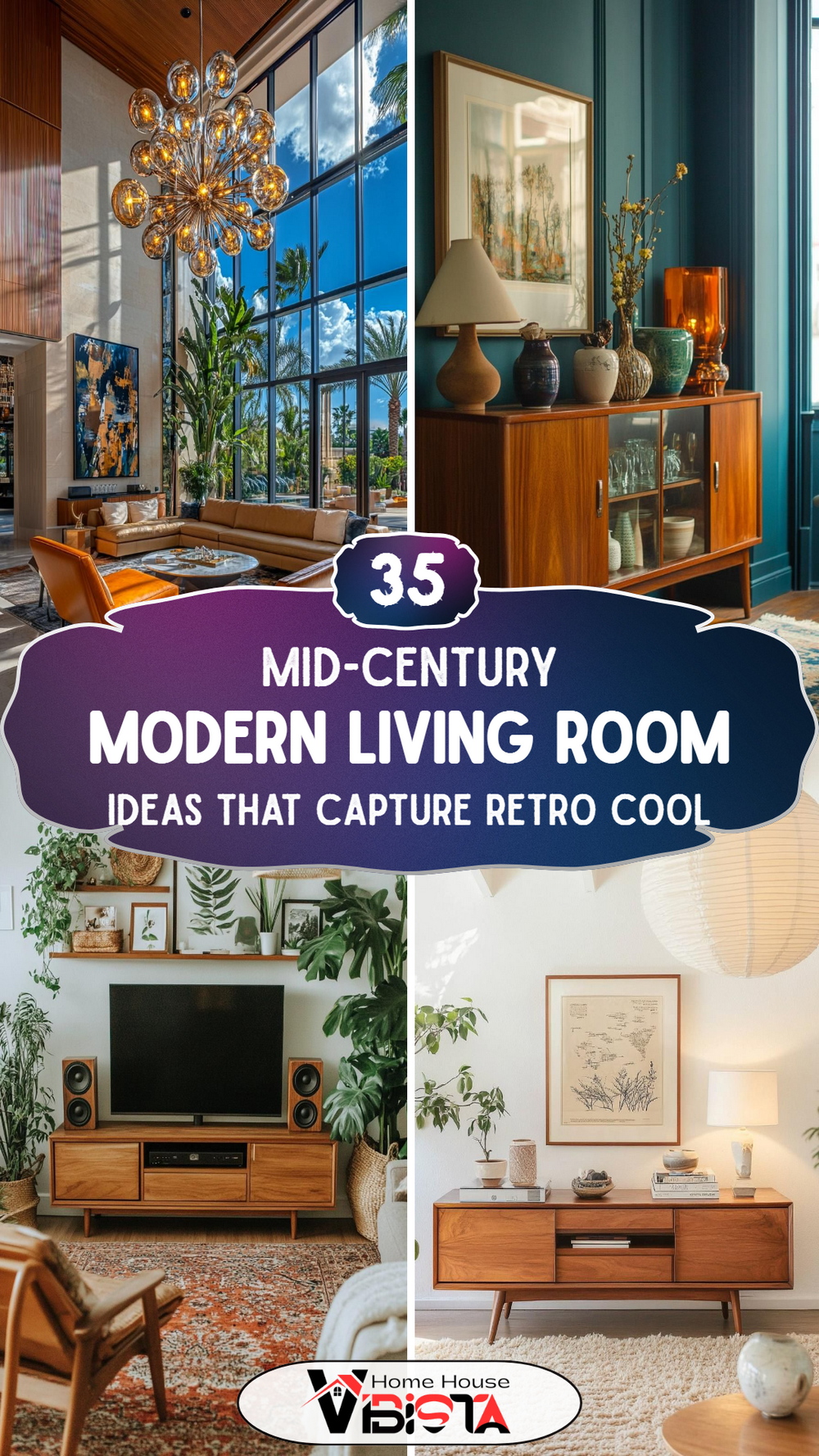35 Mid-century Modern Living Room Ideas That Capture Retro Cool