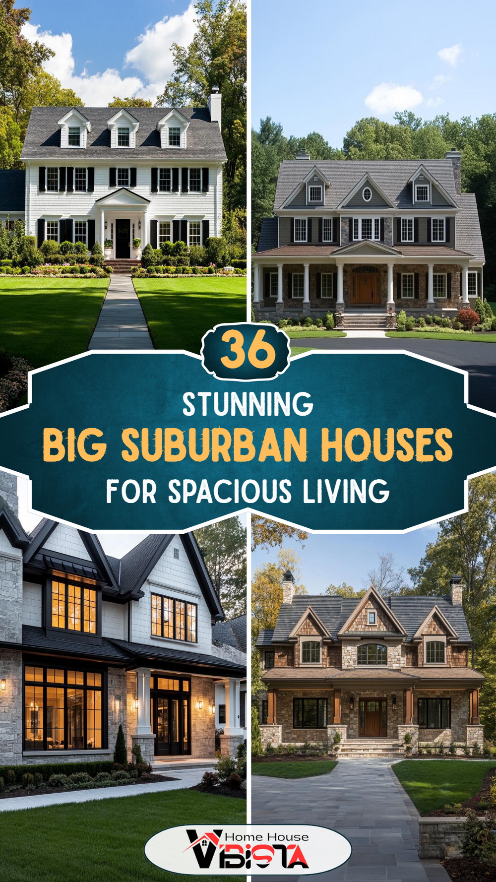 36 Stunning Big Suburban Houses for Spacious Living