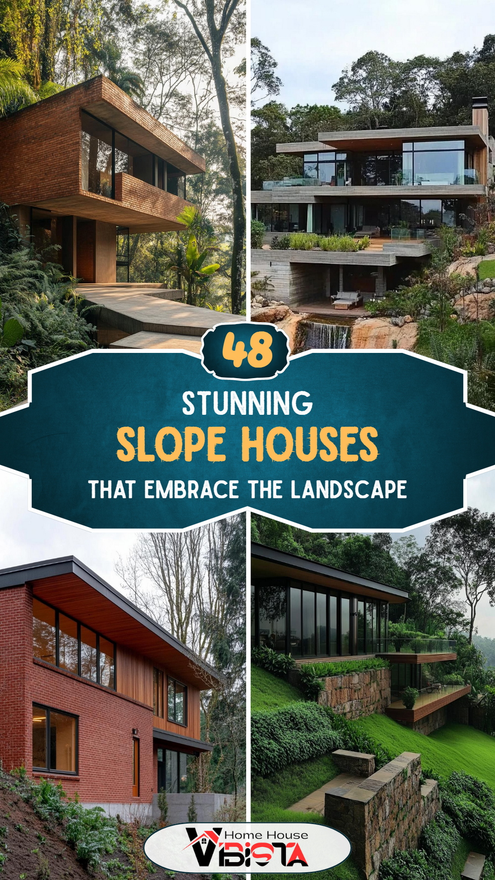 48 Stunning Slope Houses That Embrace the Landscape