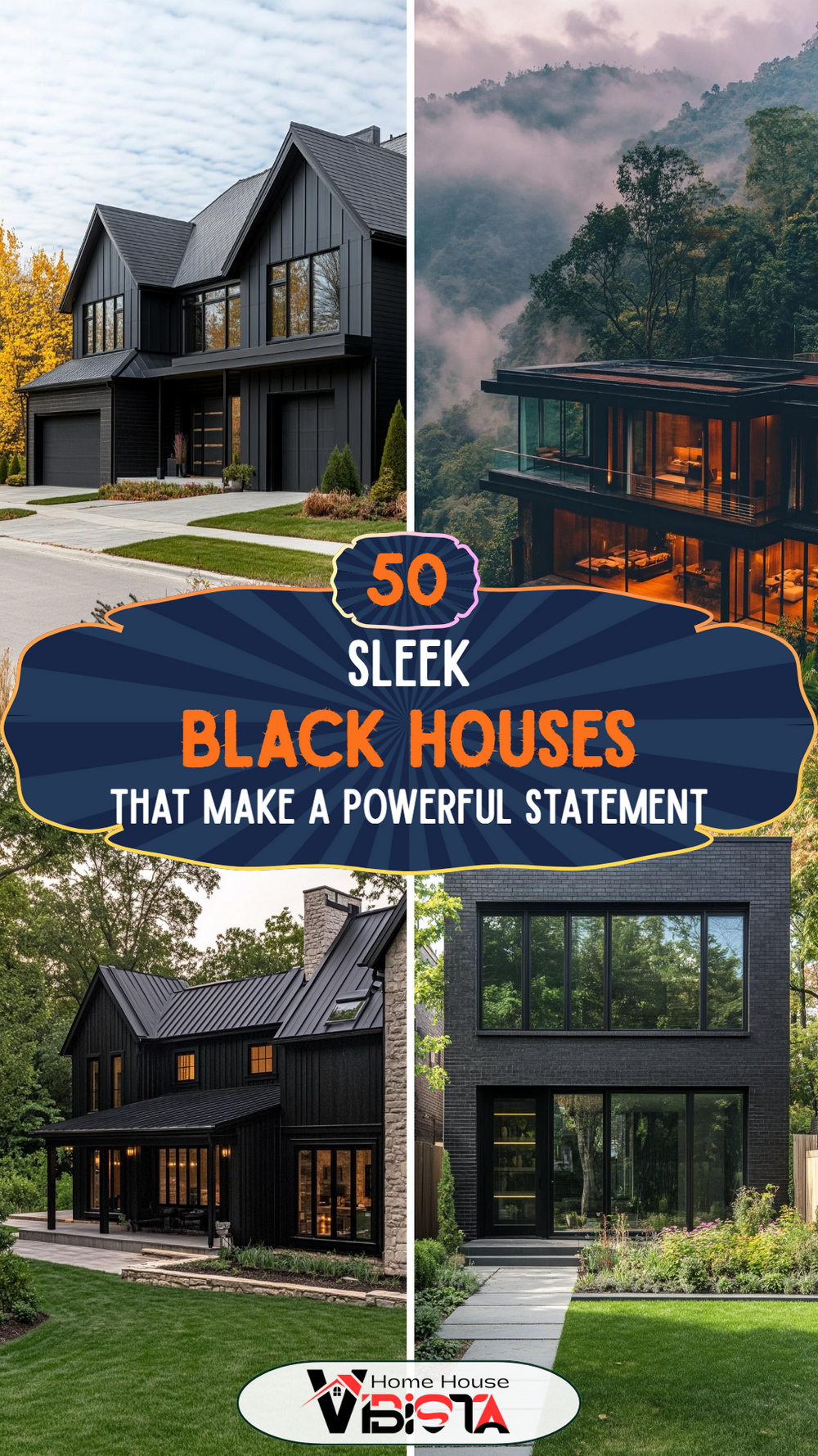 50 Sleek Black Houses That Make a Powerful Statement
