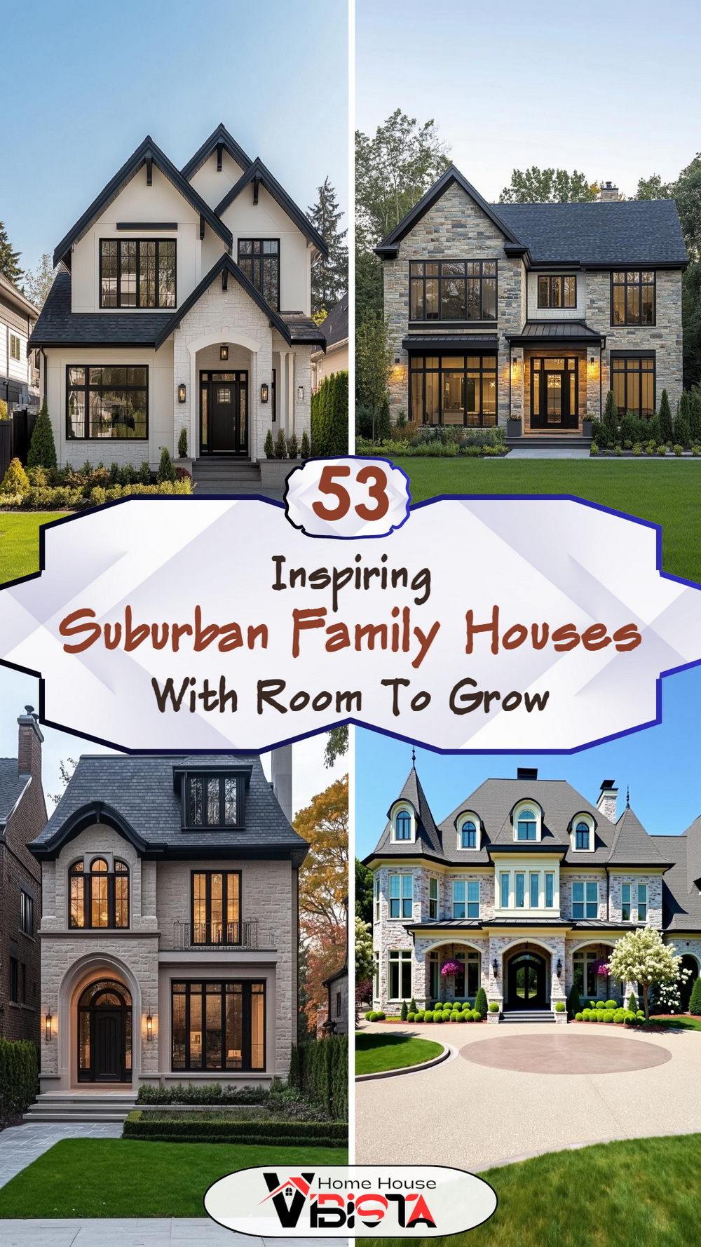 53 Inspiring Suburban Family Houses with Room to Grow