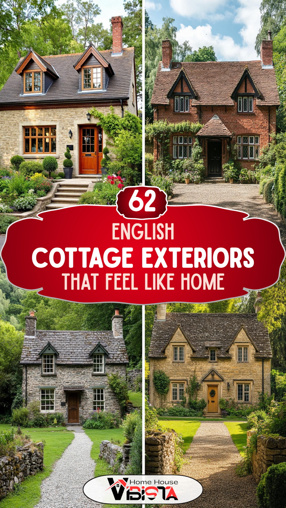 62 English Cottage Exteriors That Feel Like Home