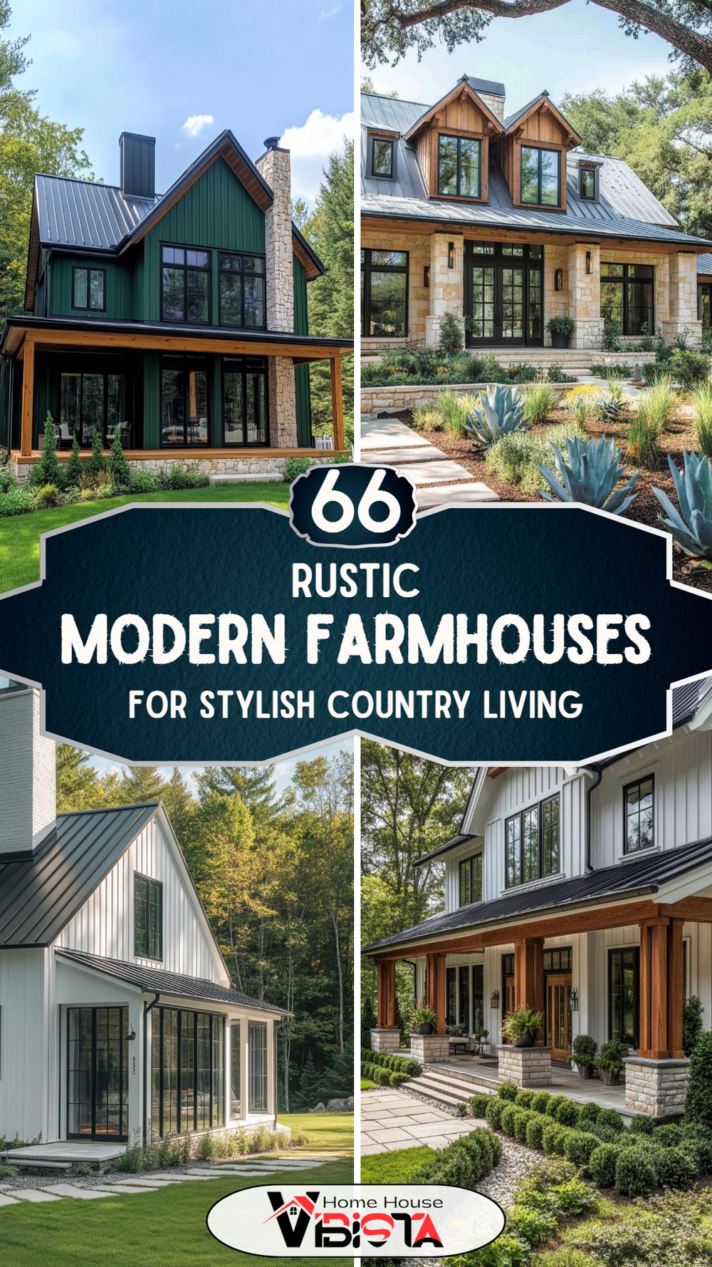 66 Rustic Modern Farmhouses for Stylish Country Living