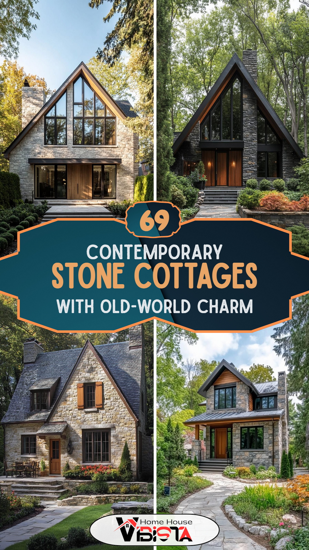 69 Contemporary Stone Cottages With Old-World Charm