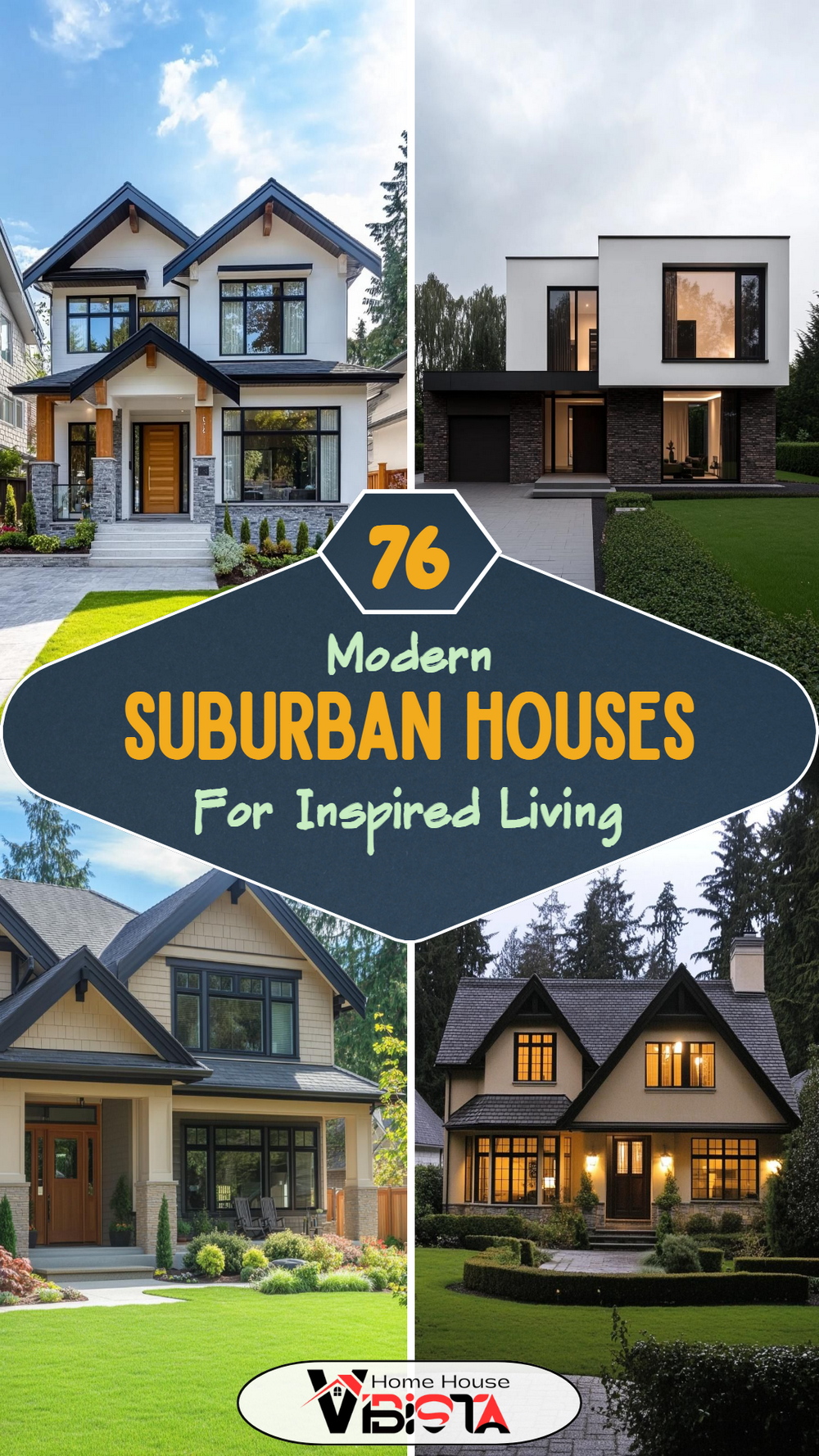 76 Modern Suburban Houses for Inspired Living