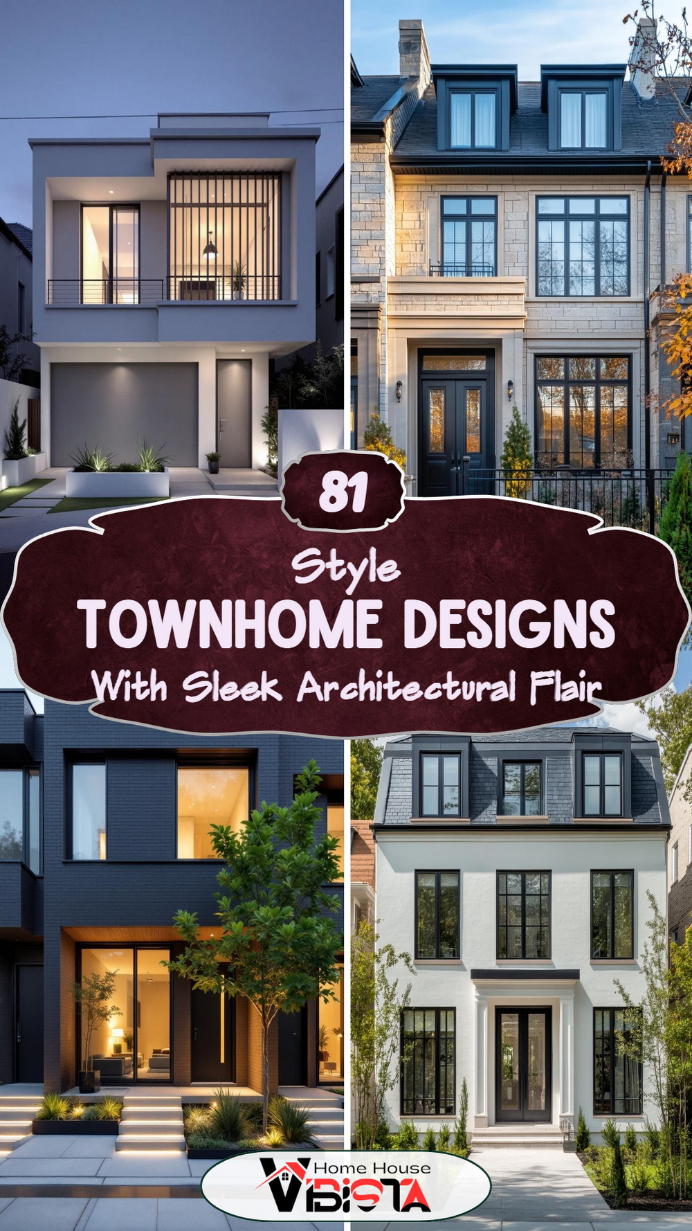 81 Townhome Designs with Sleek Architectural Flair