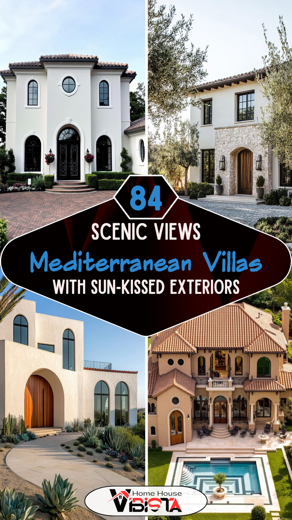 84 Mediterranean Villas With Sun-Kissed Exteriors and Scenic Views