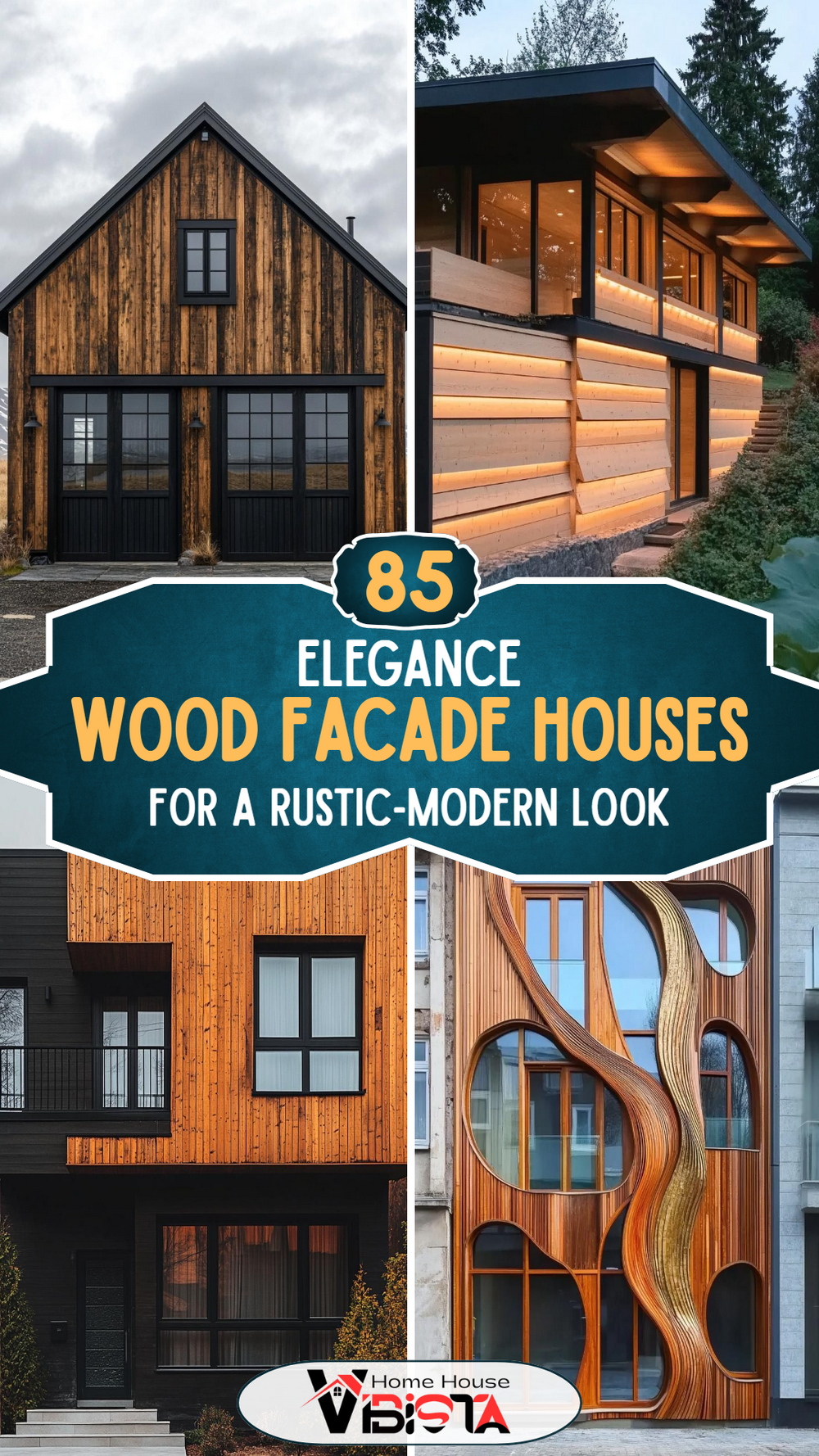 85 Wood Facade Houses for a Rustic-Modern Look