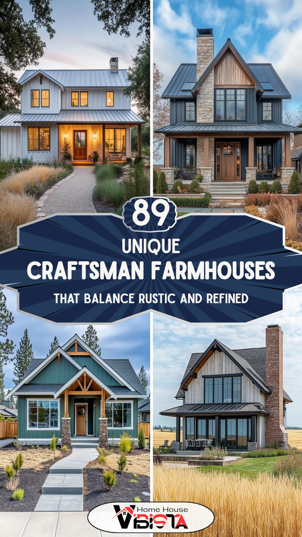89 Craftsman Farmhouses That Balance Rustic and Refined