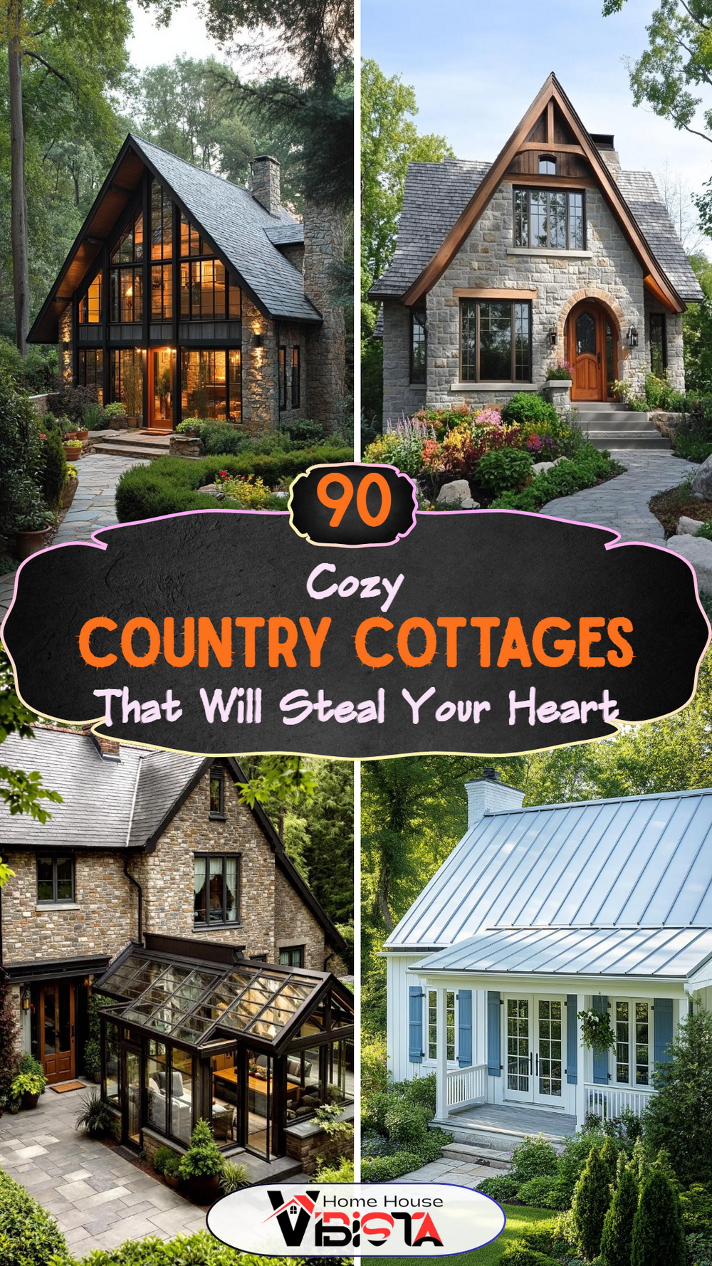 90 Cozy Country Cottages That Will Steal Your Heart