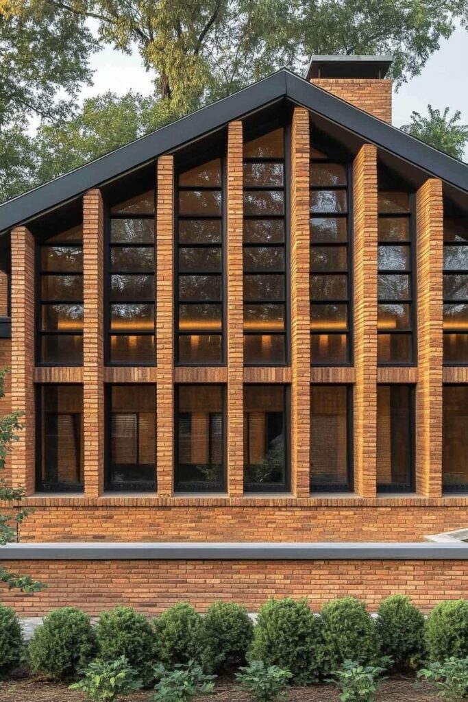 50 Brick Facade Houses with a Rustic Yet Modern Look