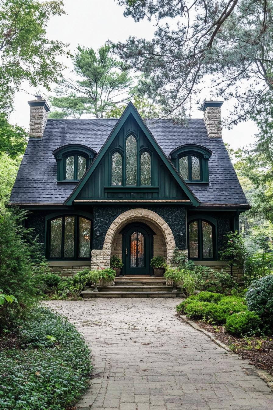 44 Enchanting Dark Cottagecore Houses with Whimsical Charm