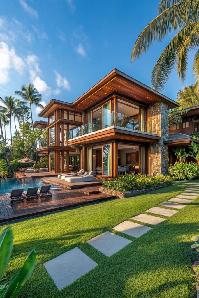 100 Tropical House Exteriors for Paradise Living