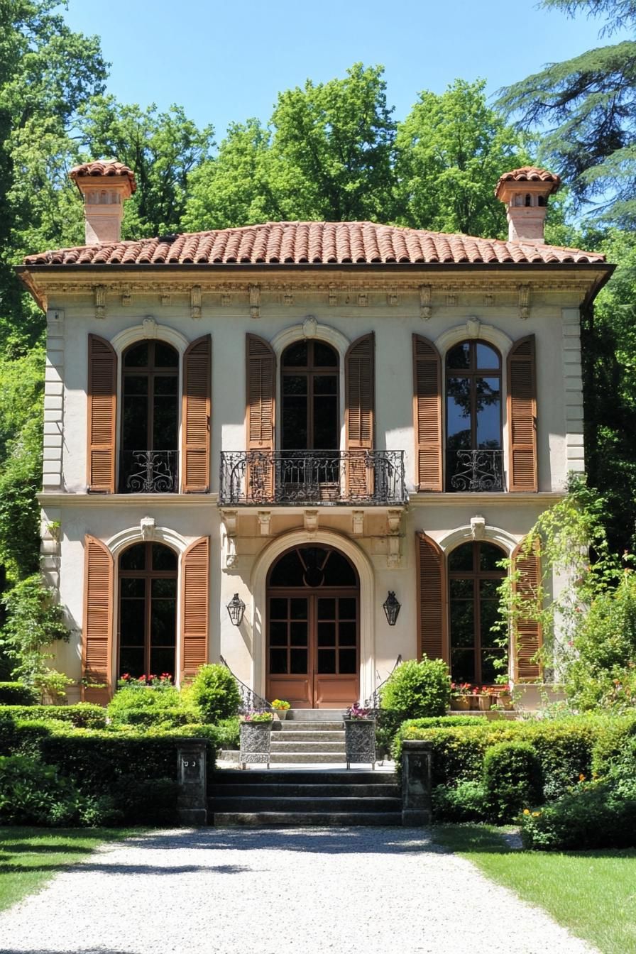 Charming French Villa with Rustic Elegance