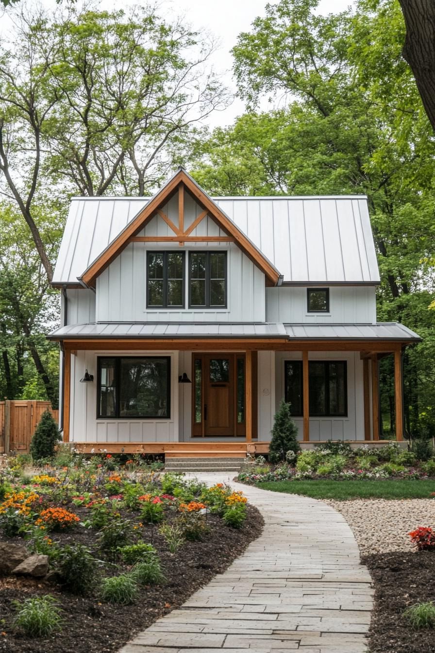 Charming Gable Haven Amid Greenery