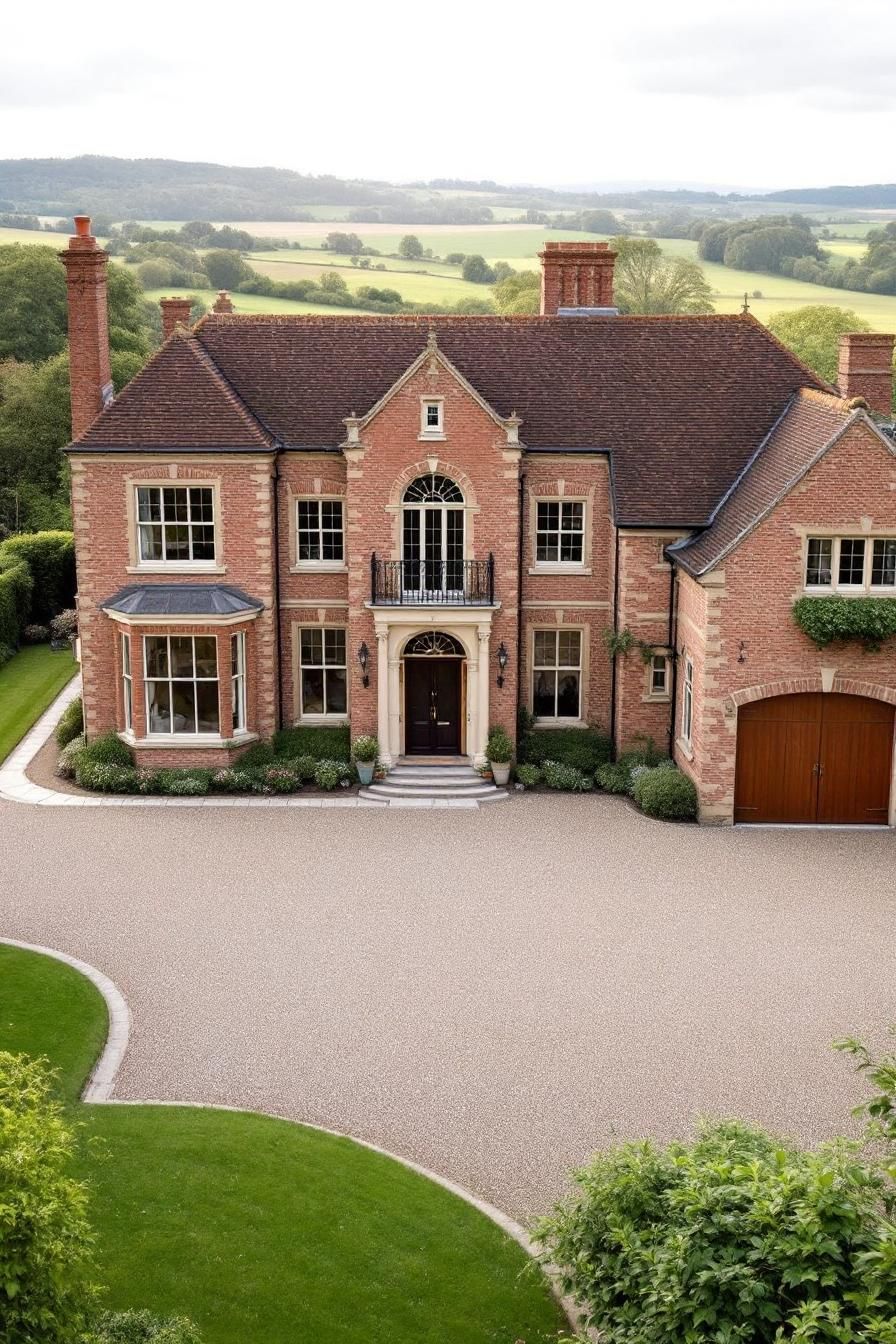 Splendid Brick Manor with Regal Resilience