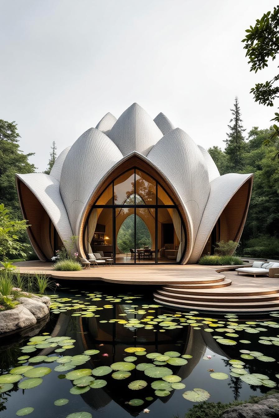 A Blooming Abode: Where Petals Touch the Sky