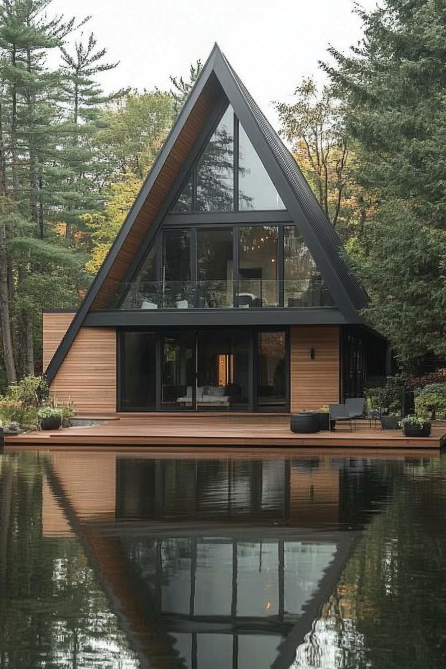 Peak Performance: A-Frame in the Woods