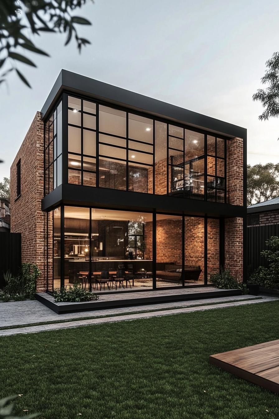 Brick Sanctuary In the Evening Glow