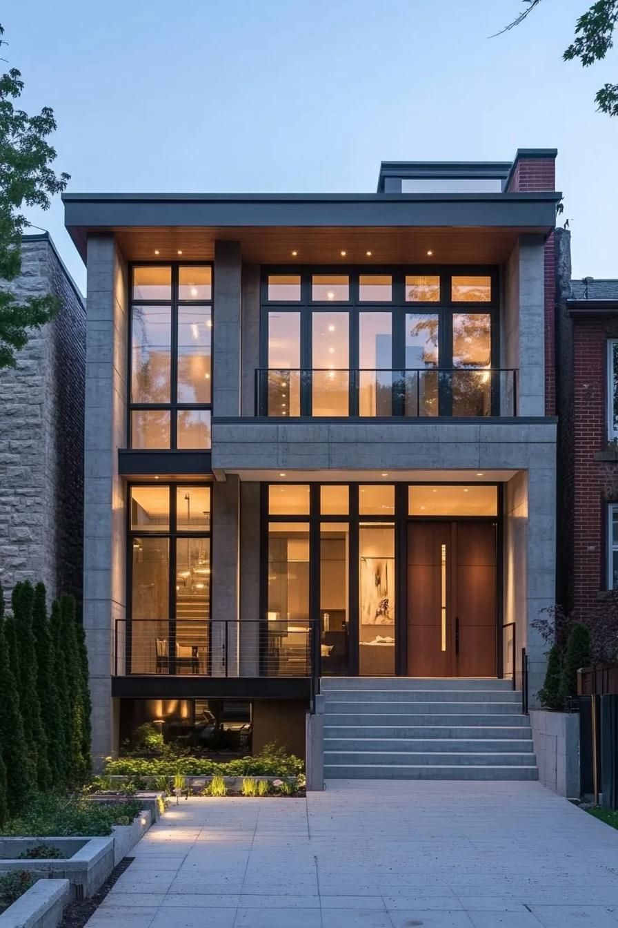 Glass Grandeur in Urban Greenery