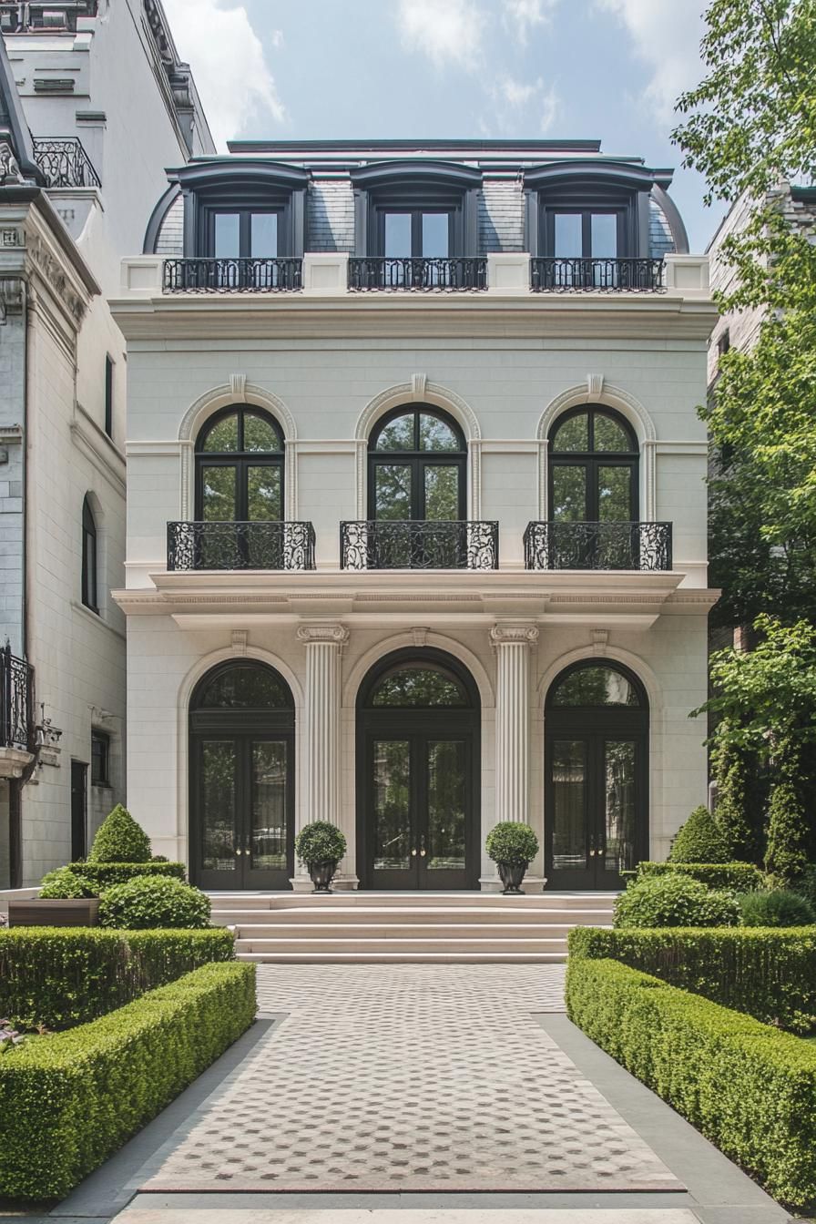 Neoclassical Grace with Topiary Giggles