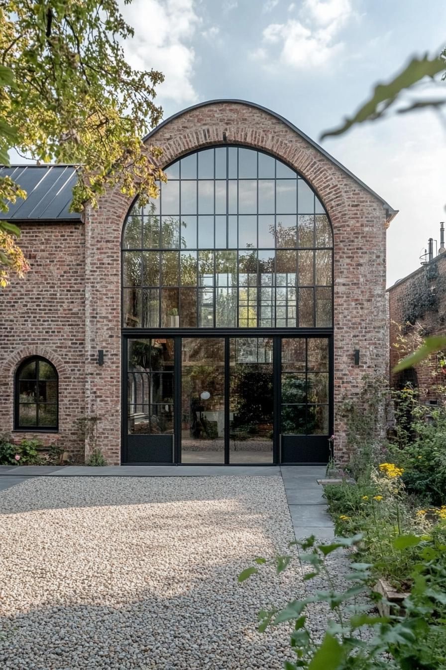 Brick Archway: Nature’s Sneaky Peek