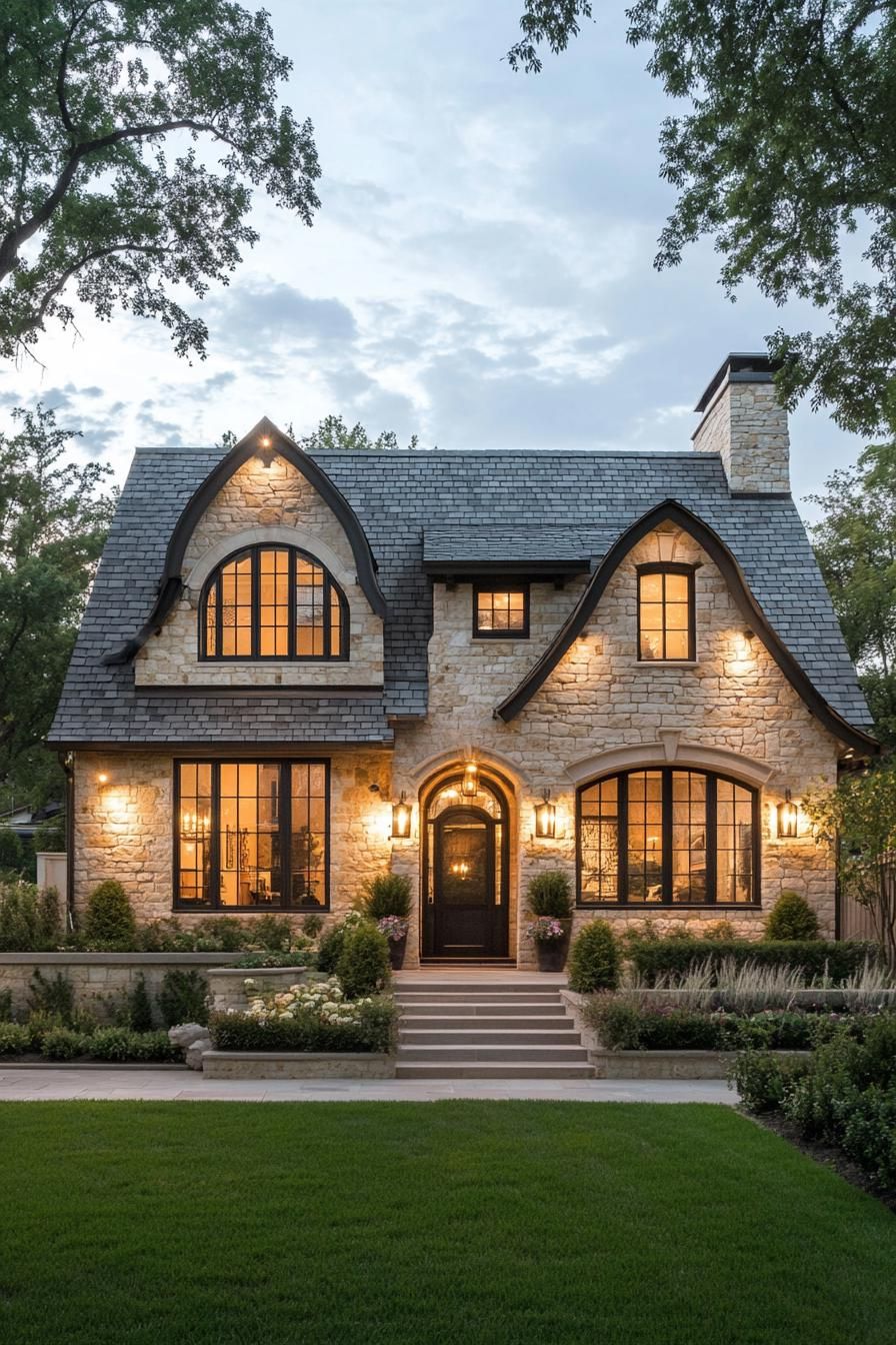 Elegant Stone Cottage with Cozy Warmth
