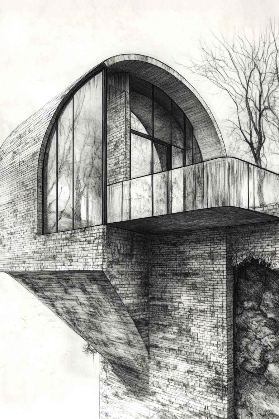 Architectural Wonderland: The Brick Enchantment