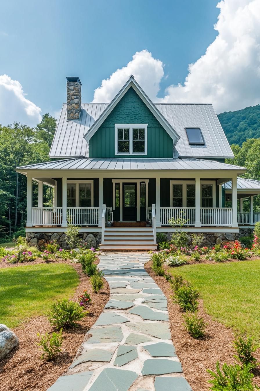 Charming farmhouse nestled in the mountains