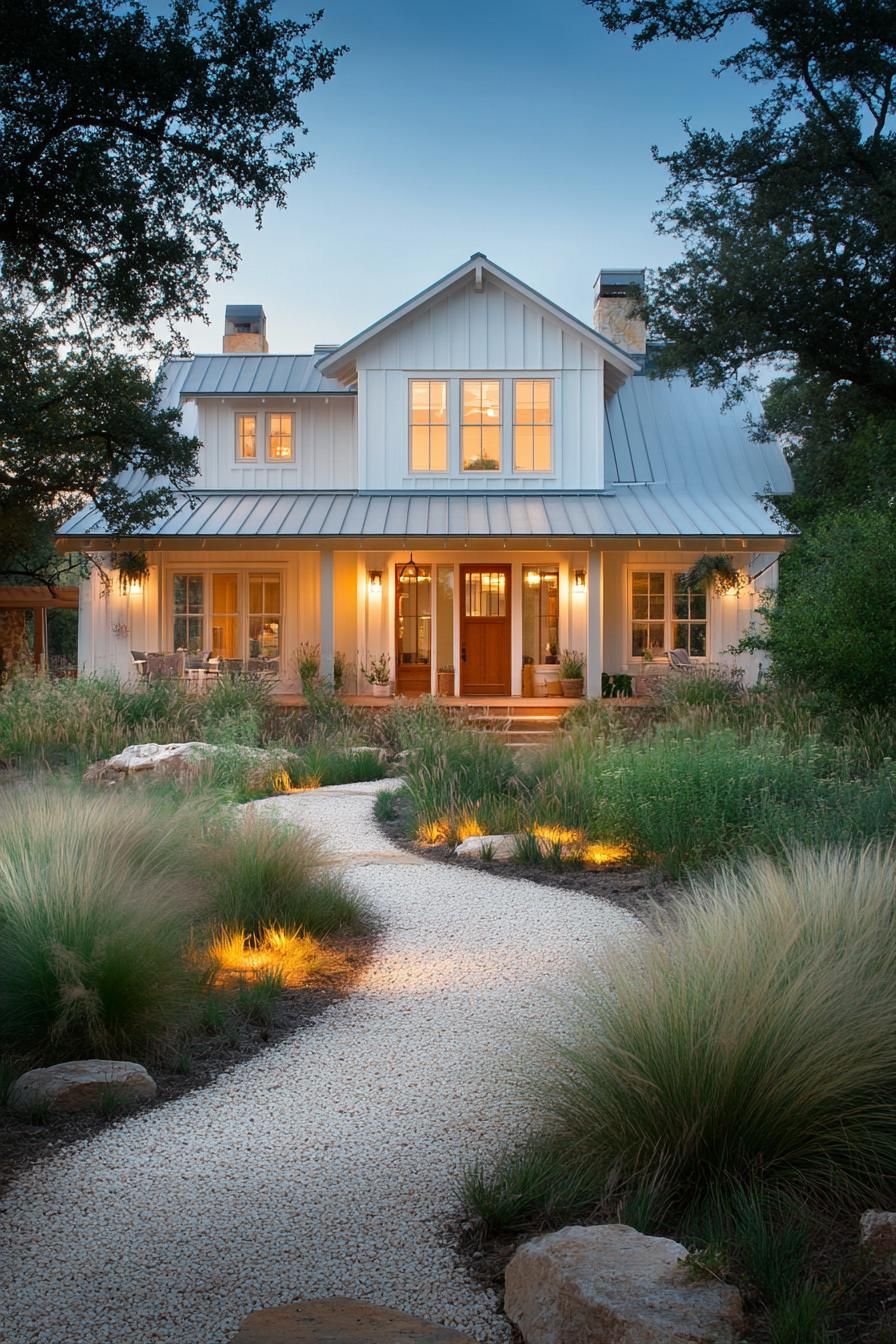 Quaint Haven with a Glowing Path