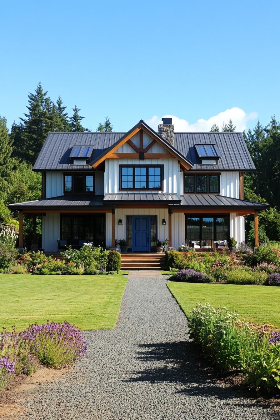 Charming Craftsman Farmhouse Amid Lush Greenery
