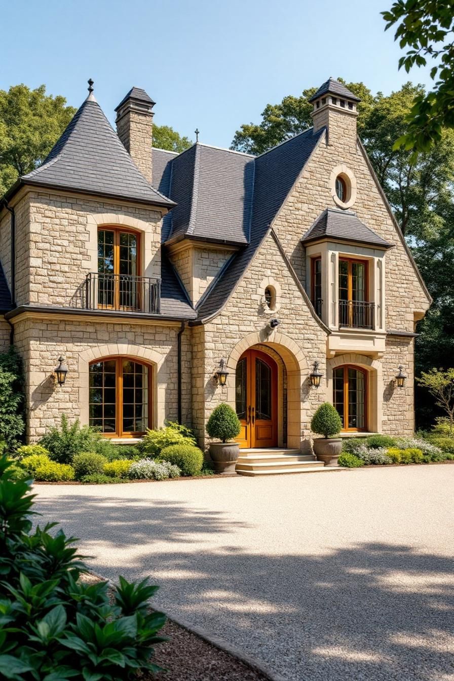 Stone Maison Marvel Amidst Verdant Splendor