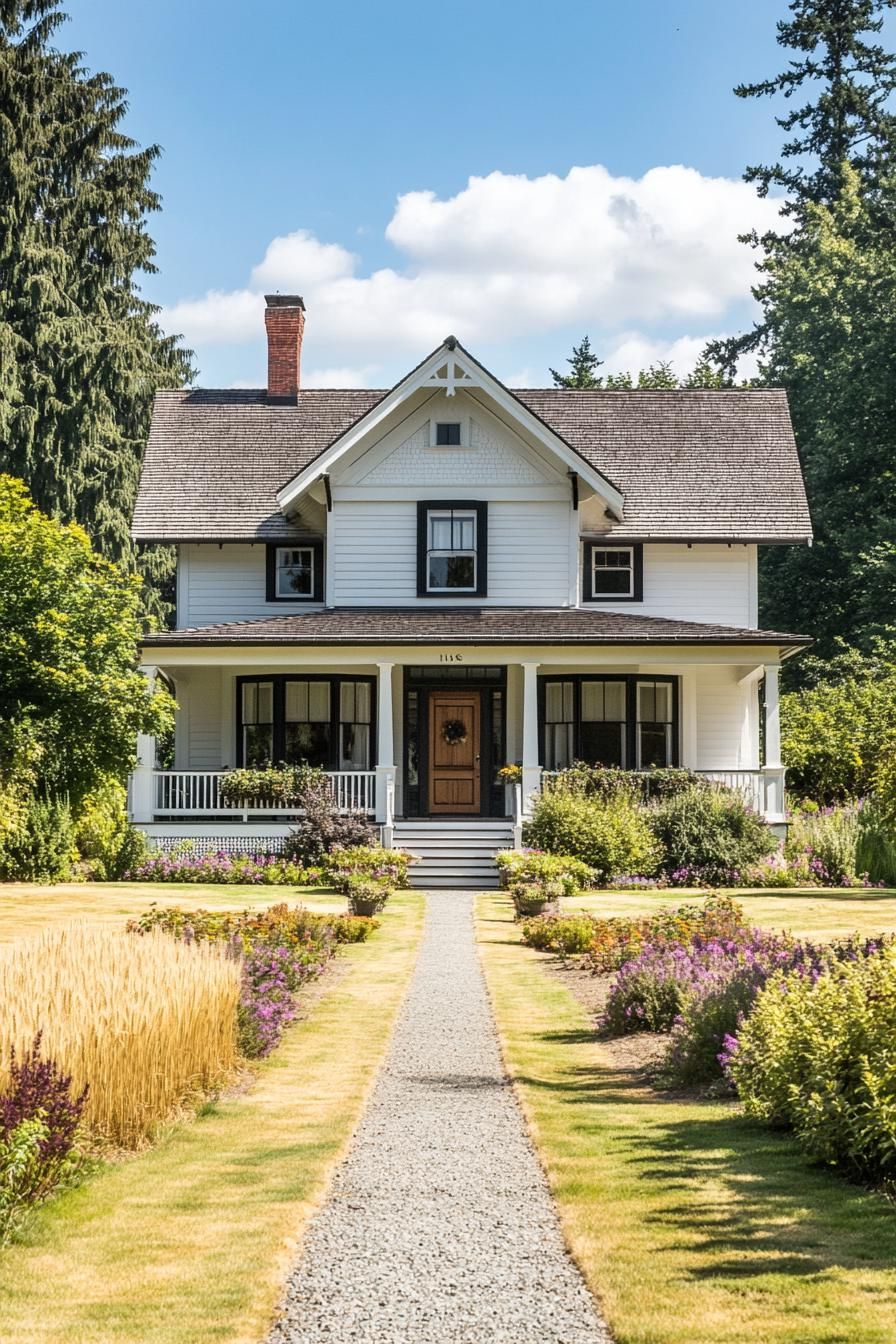 Sunny Porch and a Cozy Front