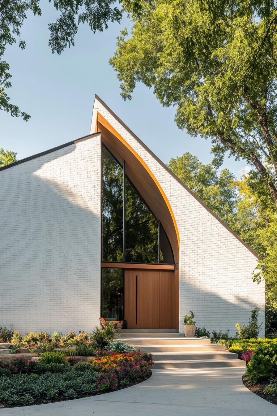 Sleek Sanctuary Under the Trees