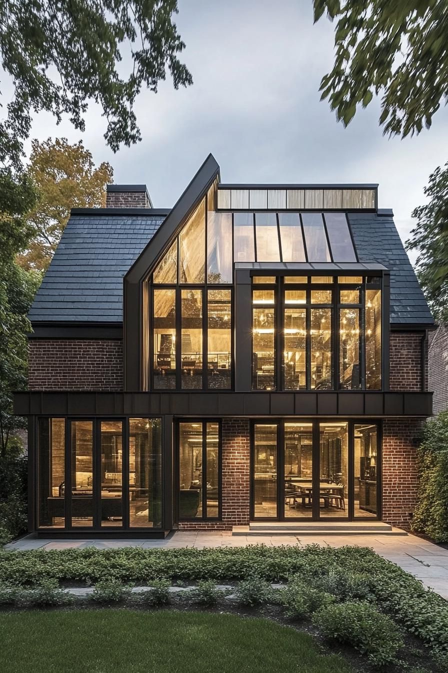 A Gleaming Glass Gem in the Woods