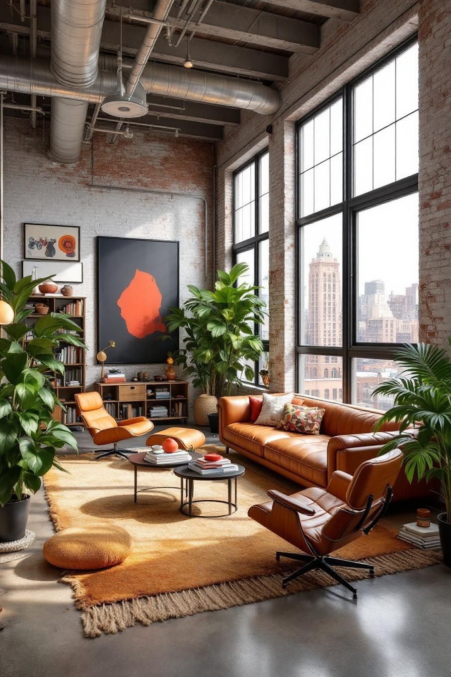 Sunset Lounge: A Creative Loft Retreat