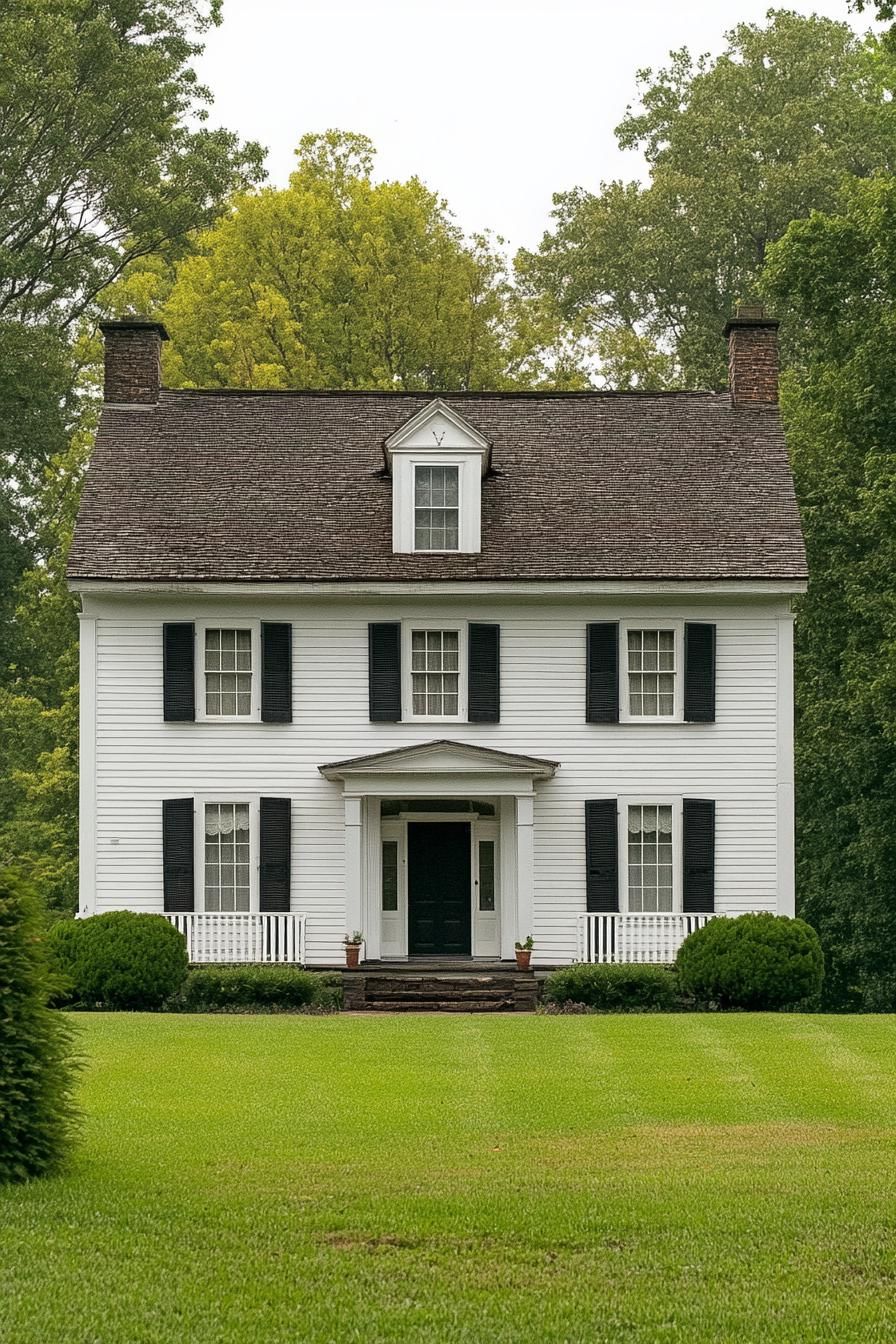 Colonial Charm With Classic Symmetry