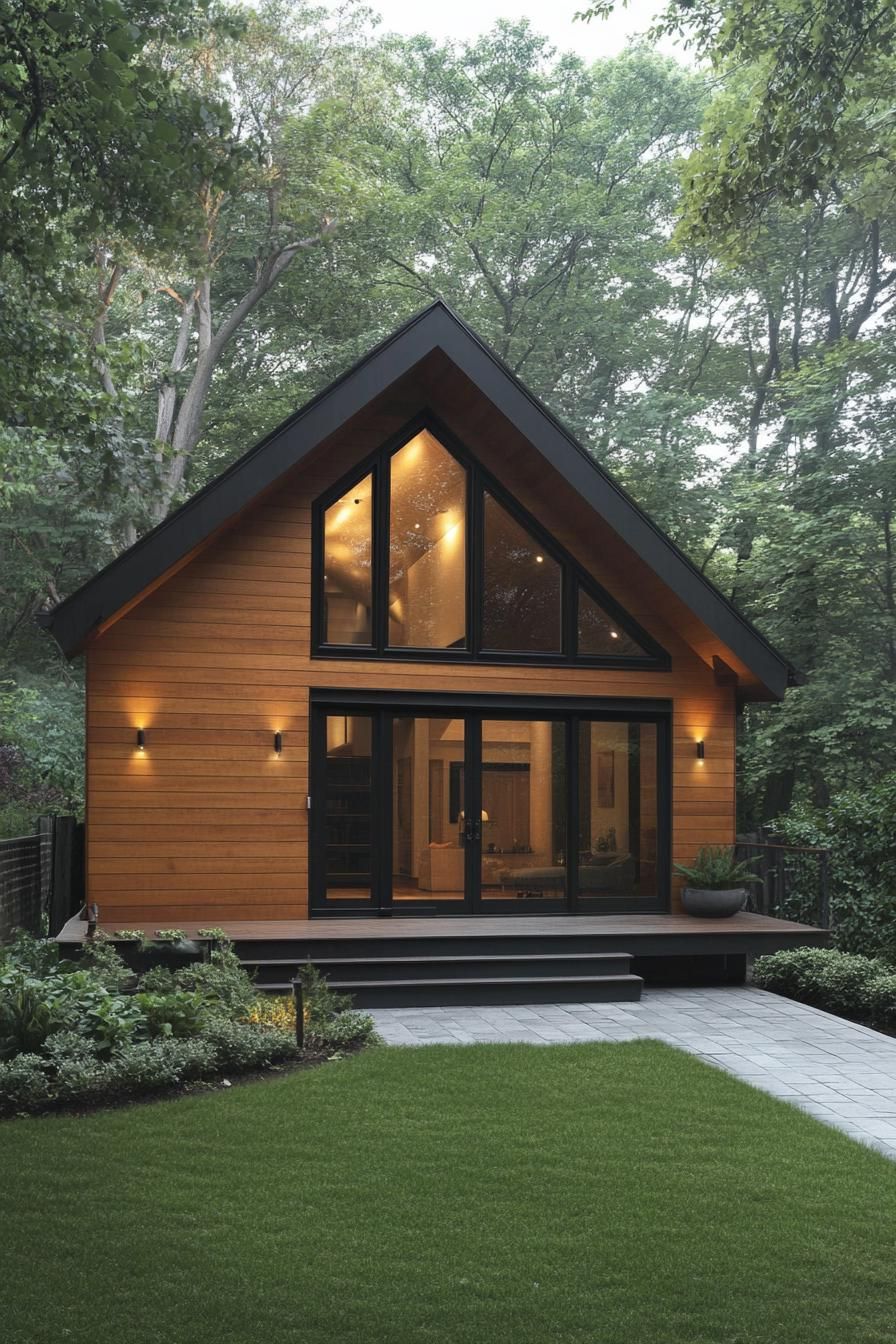 A-Frame Serenity in the Woodland