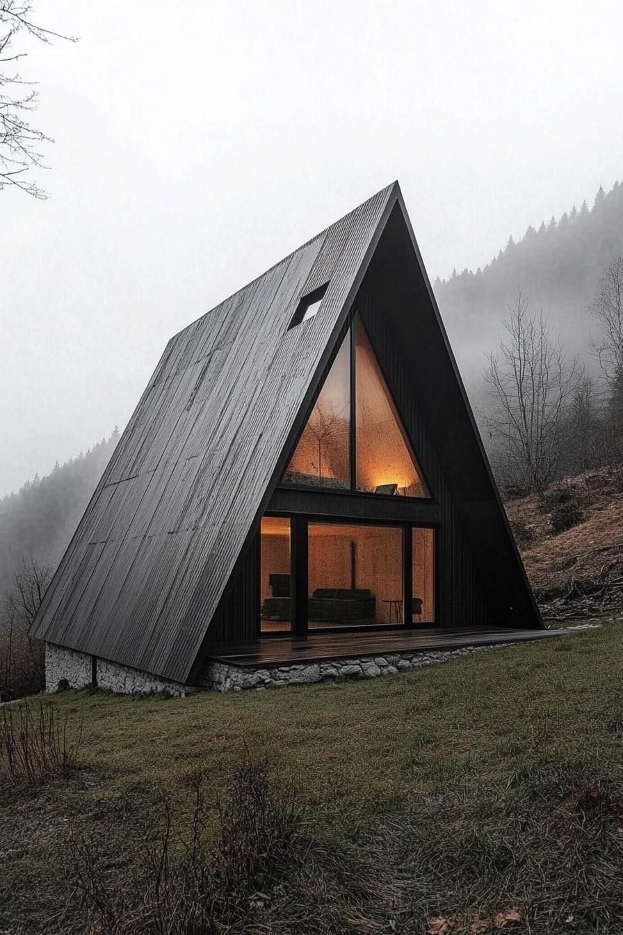 Alpine Angle: A-Frame Enchantment
