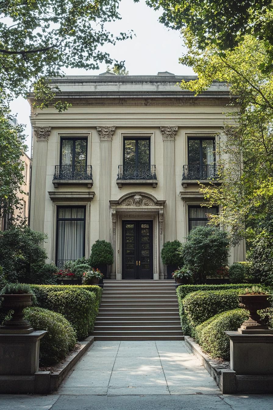 Serene Neo-Classical Haven in Nature
