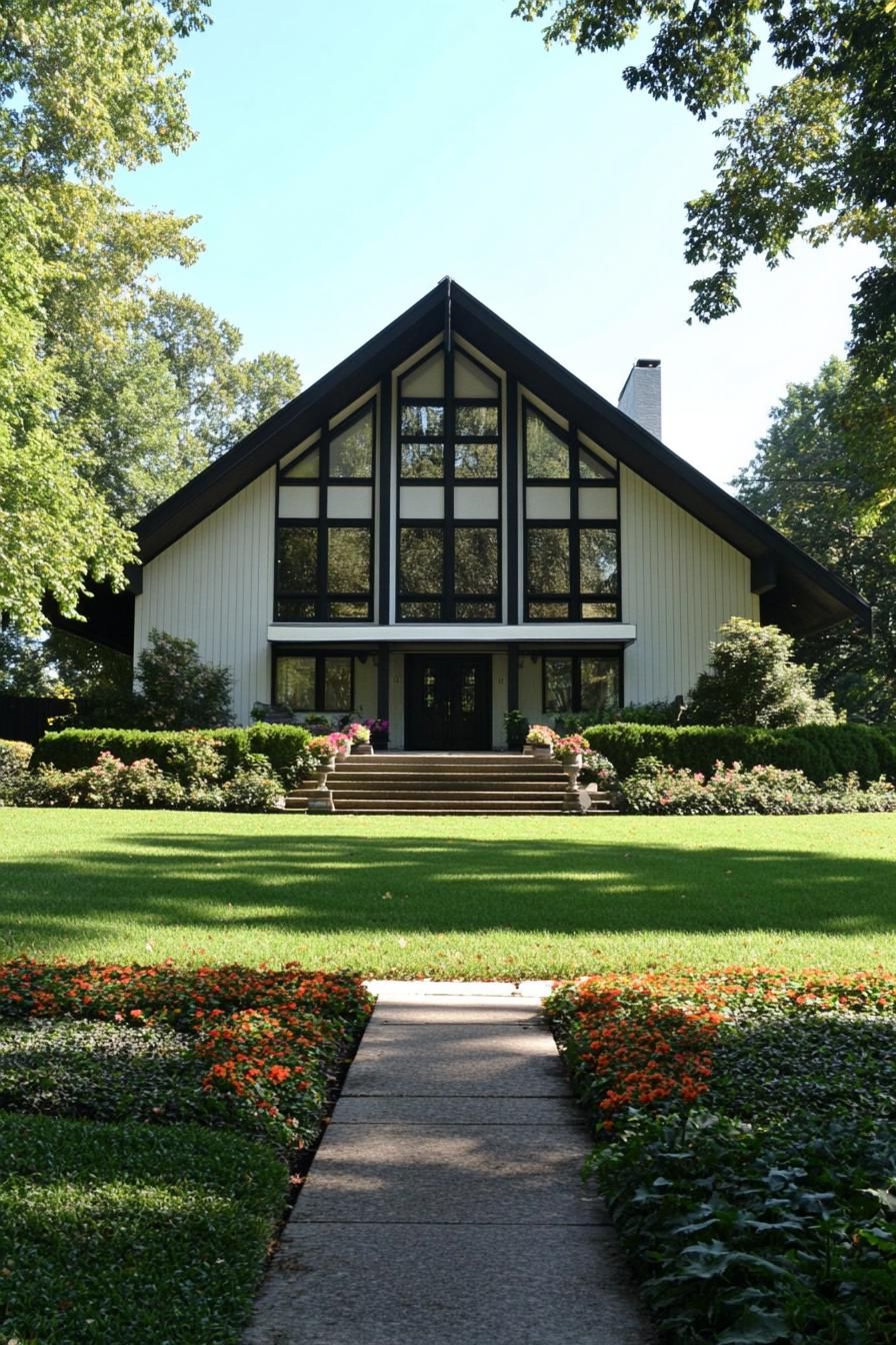 An Alpine Dream with Flowered Beams