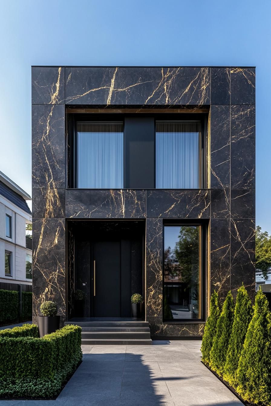 Striking Monolith of Dusky Luxury