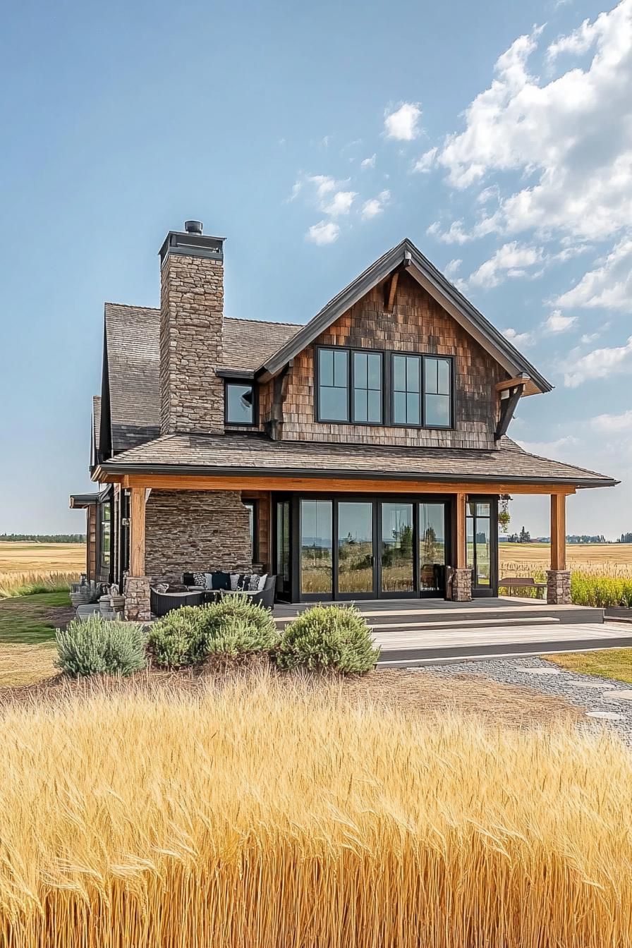 Golden Fields and a Dreamy Dwelling