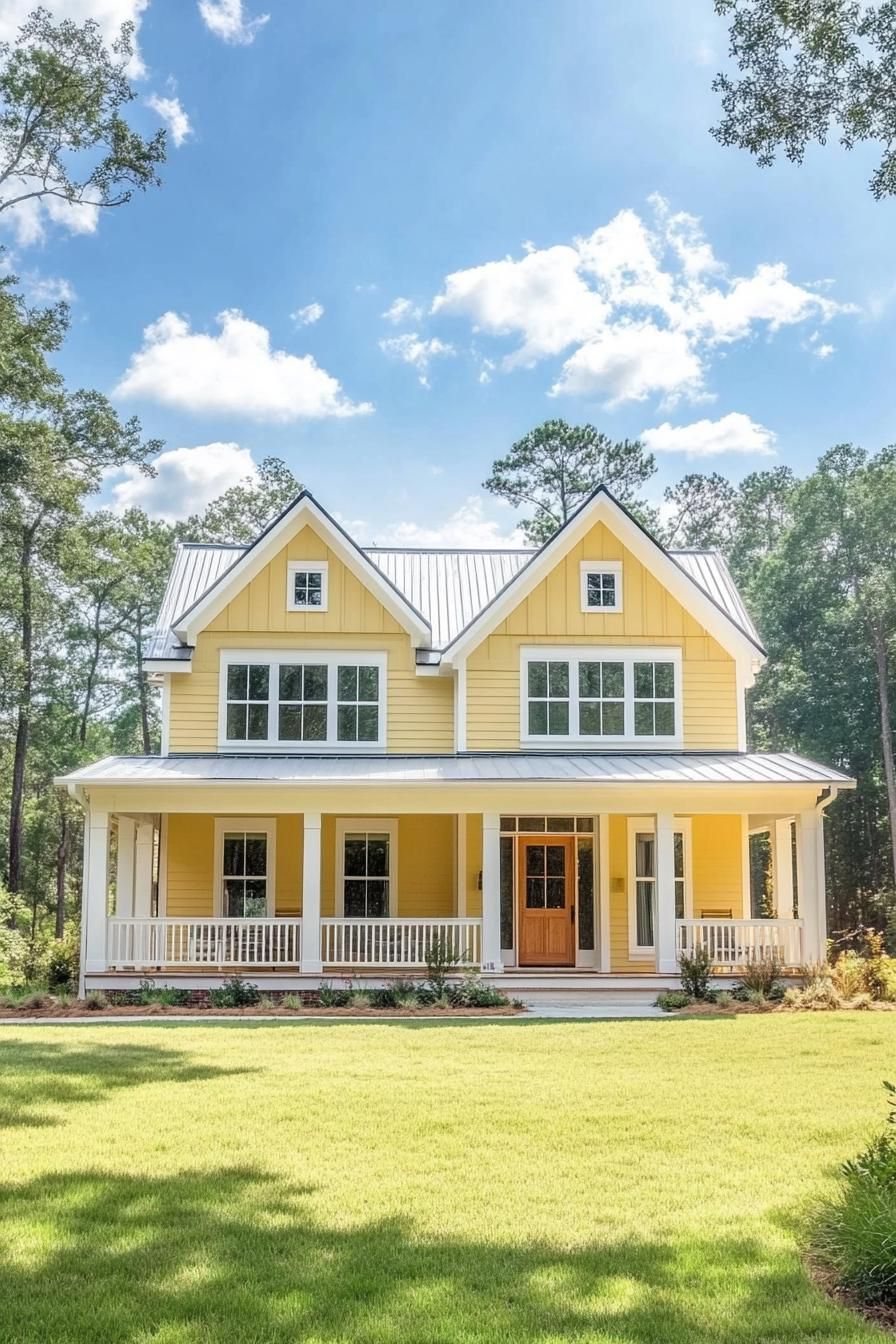 Golden Glow Getaway With a Sunny Porch