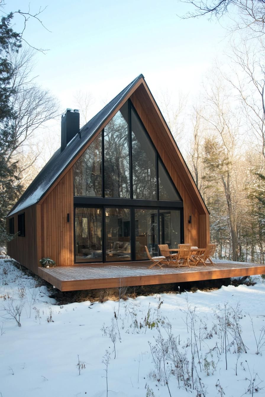 Triangular Timber Treetop Tableau