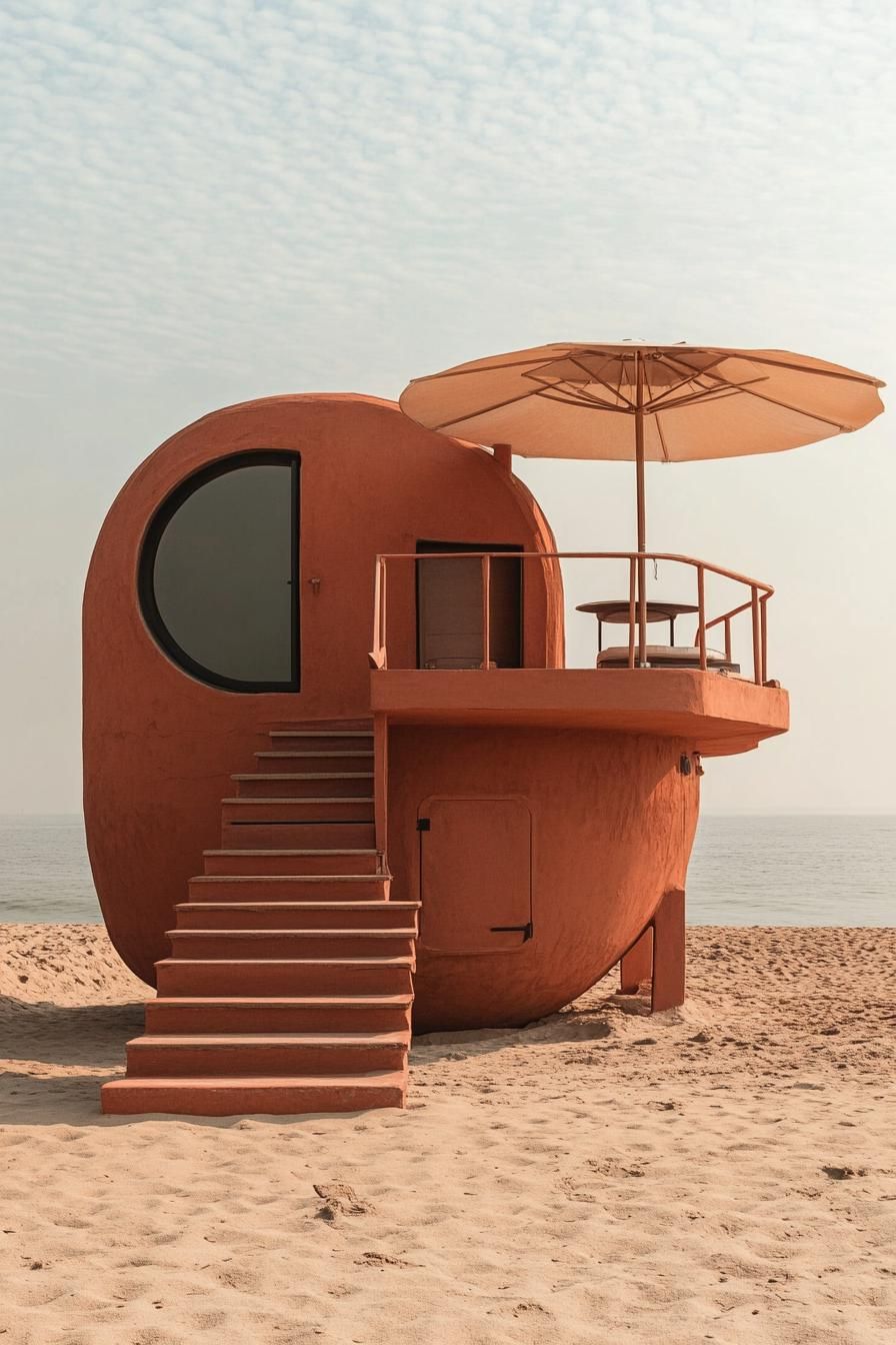 Tiny Desert UFO House