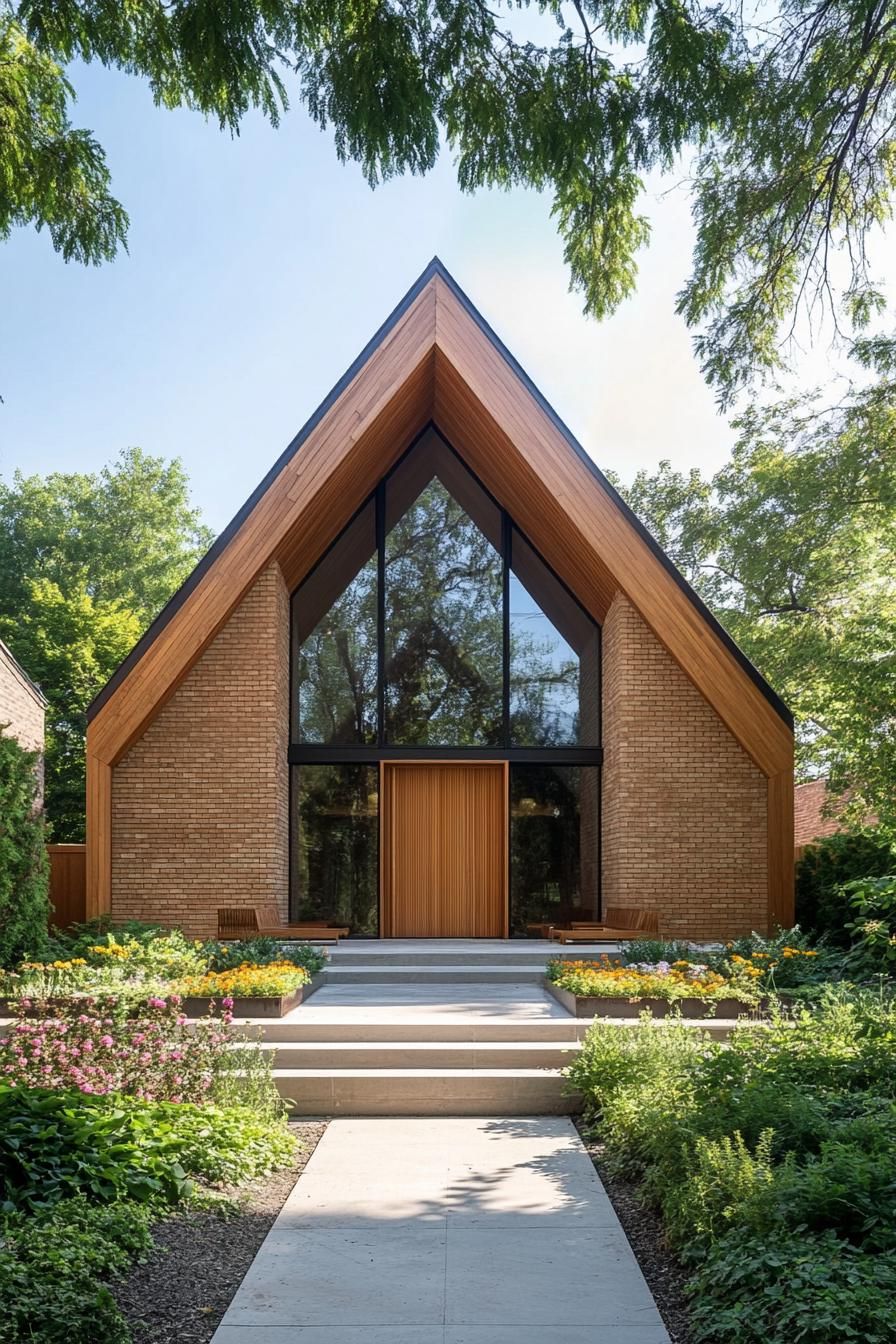 Triangular Treasure in a Brick Embrace