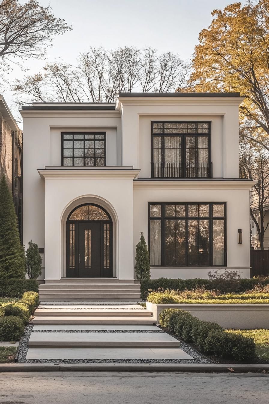 Modern Neoclassical Charm with a Double Dose of Class
